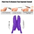 thumbnail image 5 of Unique Bargains Toenail Clippers for Thick Nails Sharp Nail Clippers Toenail Clippers Kits Stainless Steel Purple, 5 of 7
