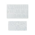 thumbnail image 1 of Numerals Mould Clock Numbers Silicone Model including Arabic and Roman Numbers,, 1 of 8