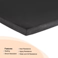 thumbnail image 3 of Unique Bargains EPDM Rubber Sheet Black with Adhesive 2'' Length 36'' Width 0.39'' Thick for Door Sealing Strip, 3 of 7