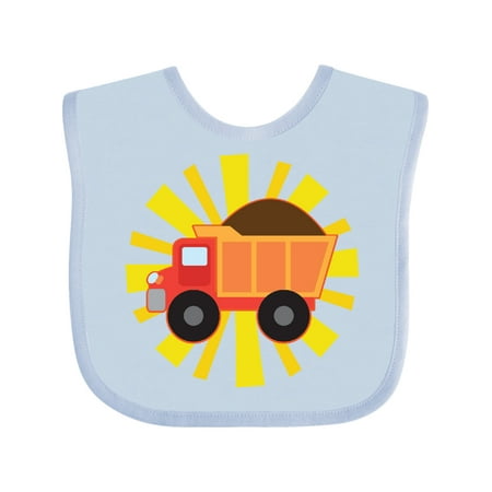 

Inktastic Truck Construction Boys Gift Baby Boy or Baby Girl Bib