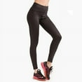 thumbnail image 5 of SPECIAL MAGIC Women's Stretchy Mid Waist Workout Leggings with Hidden Pocket,2-Pack Black, 5 of 5