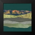 thumbnail image 2 of Rau, Lorelle 12x12 Black Modern Framed Museum Art Print Titled - Mountain Series #153, 2 of 5