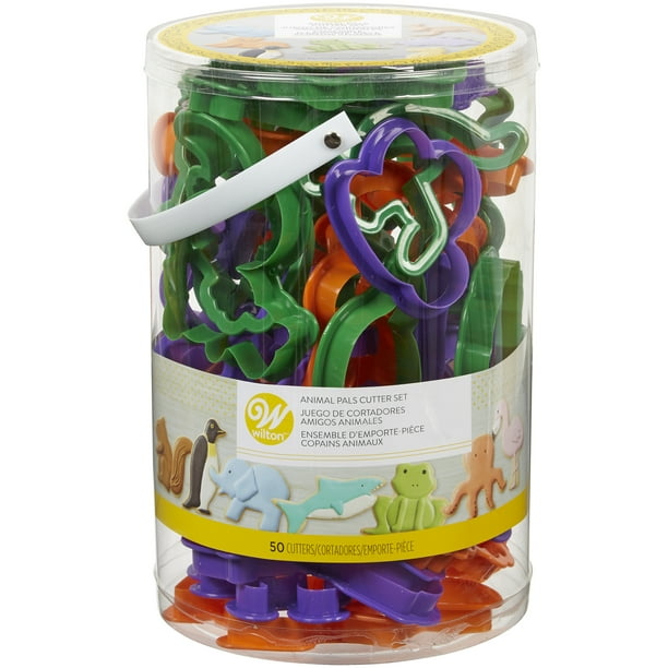 Wilton Animal Cookie Cutter Set 50Piece Walmartcom Walmartcom