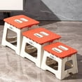 thumbnail image 5 of 1pcs  Lightweight Folding Step Stool Multi Purpose Handheld Thickened Footstool Non-Slip Plastic Small Benches Kitchen, 5 of 10