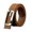 Brown, variant on LYSICSKINEM Mens Dress Leather Belt Men's And Women's G ckle Belt Neutral Gold G Smooth ckle Belt Imitation Leather Smooth ckle Casual Pants Belt.