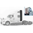 thumbnail image 3 of KOZAK Top and Lower Wind Fairing Cab Extenders w/Brackets 4 Pcs Set (Left Driver Side) Compatible with International LT LT625, 3 of 8