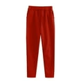 thumbnail image 5 of Kixjoy Red Sweatsuits for Women Oversized Sweatshirt and Sweatpants Set Warm Fall Sweatsuits Long Sleeve Casual Basic Womens Sweatsuit with Pockets, Red S, 5 of 6
