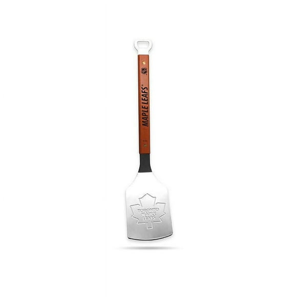 NHL Spatule de barbecue robuste et durable en acier inoxydable Sportula Maple Leafs