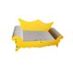 thumbnail image 4 of Sofá rascador de papel , sofá con forma de gato, cama rascadora, rascador para dormir de gatito antiguo para gato amarillo, 4 of 9