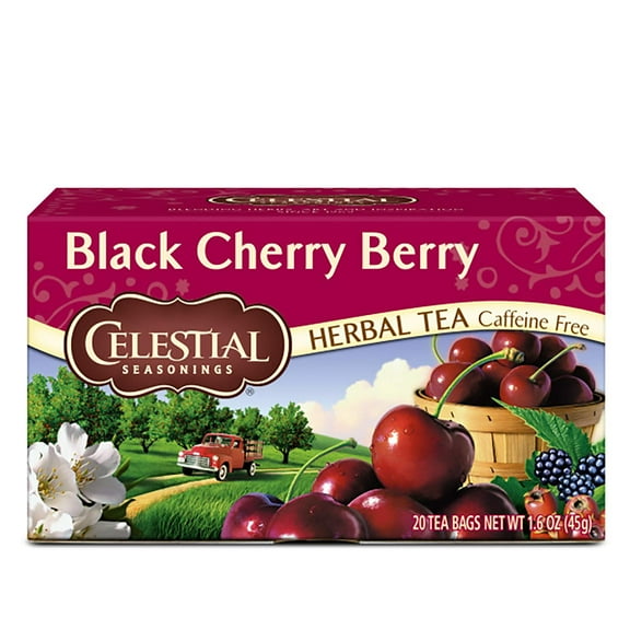 Celestial Seasonings Herbal Tea, Black Cherry Berry, 20 Count (Pack of 6)