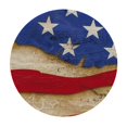 thumbnail image 4 of Fenyluxe Retro American Flag Table Cloth Patriotic Round Tablecloth Memorial Day 4th of July Star Decorative Tablecloth Farmhouse for Holiday Parties Dining Table Living Room Kitchen Decor 46-50, 4 of 8