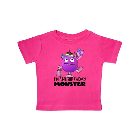 

Inktastic I m the Birthday Monster- Purple Gift Baby Boy or Baby Girl T-Shirt