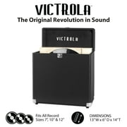 Victrola Collector Vinyl Record Storage Case (Black)