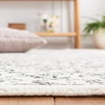 thumbnail image 4 of SAFAVIEH Dip Dye Felicia Floral Area Rug, Ivory/Black, 8' x 10', 4 of 8