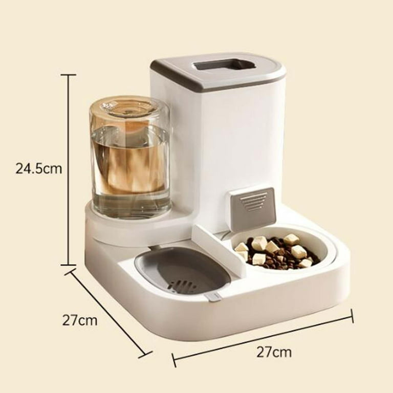 1pc Large Capacity Automatic Pet Feeder For Cats And Dogs, Indoor