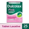 Dulcolax Pink Stimulant Laxative Tablets, Constipation Relief, 25 Ct.