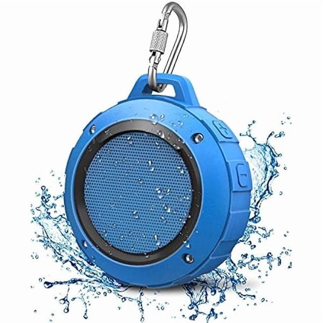 wonima11 Bluetooth Shower Speaker with IPX7 Waterproof, Dynamic Lights, Crisp Clear Sound, True Wireless Stereo, Clip Portable for Pool Beach Boat Kayak Float Golf