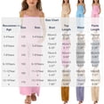 thumbnail image 3 of Girls 2 Piece Cotton Linen Outfit 3-14 Years Adjustable Spaghetti Strap Top and Wide Leg Pants with Pockets Summer Casual Set for Kids Purple 170(170), 3 of 7