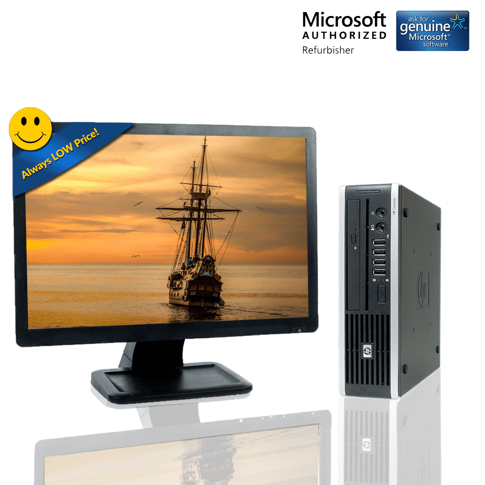 HP Compaq Elite 8300 USFF Small Desktop PC Computer i5 3470s 4GB 250GB DVD  Windows 10 Professional with a 19 inch Monitor, Keyboard, Mouse, Power  Cord, ...