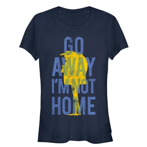 Junior's Despicable Me Gru Go Away Graphic Tee Navy Blue X Large