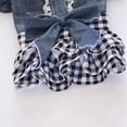 thumbnail image 6 of Pet Dog Denim Dress Jeans Skirt, Small Dog Dress Puppy Clothes Chihuahua Yorkies Teddy Pet Clothing Spring Summer Cowboy Clothes for Dog Girls, Small Medium Dog Bubble Bowknot Skirt,S, 6 of 13