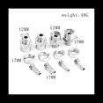 thumbnail image 4 of 4 Piezas de Adaptador Hexagonal de Metal de 12 mm a 17 mm Adaptador de Cubos Hexagonales de Rueda Tuercas de ConversióN de ExtensióN para Coche RC 1/10, Rojo, 4 of 5