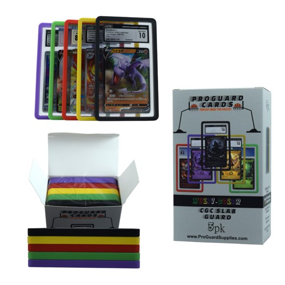 Protector para tarjetas ProGuard Cards CGC Slab Guard, paquete de 5, multicolor