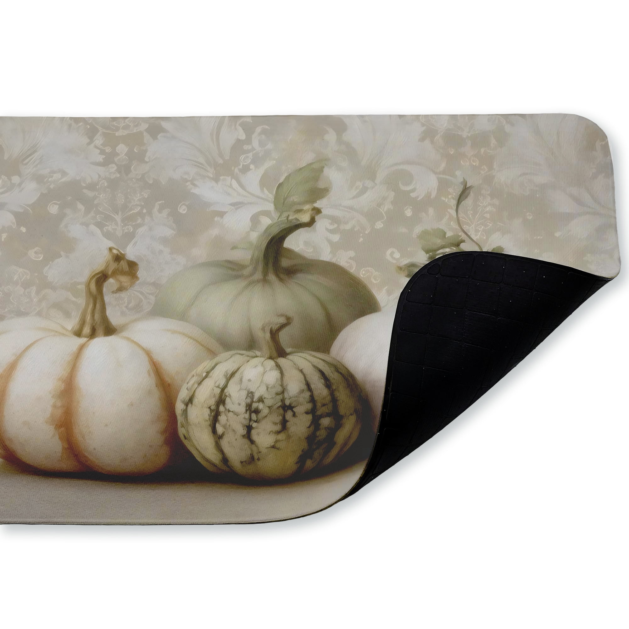 Stupell Industries Pastel Pumpkins & Gourds Harvest Printed Anti-Fatigue Floor Mat, design by Arlington Prints