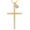 04-Apr Birthstone, variant on Gold Large Cross Necklace for Women with Birthstone | Religious Baptisms Jewelry with Birthstone Birthday Anniversary Wedding Gift for Wife Mom Her