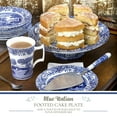 thumbnail image 2 of Spode Blue Italian Collection Cake Stand, 10.5 Inch Footed Cake Stand for Parties, Cupcakes, and Dessert Display, Made of Fine Porcelain, Dishwasher Safe, 2 of 7