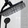 5-Setting High Pressure Shower Head 12 inch Rain Shower Head with ...