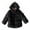 Black, variant on Glisme Girls Jacket Fall Winter Kids Thermal Solid Jackets Warm Hooded Woolen Jacket Coats Ventilate Outerwear For Daily Wear Size 2-3 Years Beige