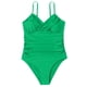 thumbnail image 5 of MKLEKYY Traje De Baño Mujer Natacion Women 1 Piece Webbingtank Suits Shirred Vintage Up Athletic Training Swimwear Bathing Sport Control Swimsuit Swimwear Padded Tummy Bikini Push Swimwears, 5 of 6