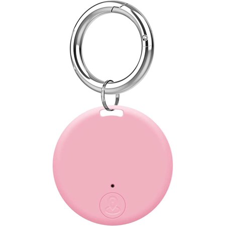 Mini GPS Tracker,Key Item Finder Locator,No Monthly Fee App for iOS/Android 2024 Latest,Portable Anti-Lost Bluetooth Tag Item Tracker for Luggages/Kids/Pets/Phone/Wallet/Bag-1Pcs-Pink
