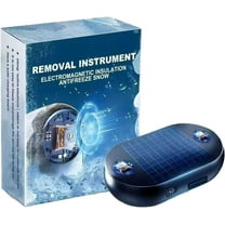 Electromagnetic Snow Removal, Anti-Freeze Electromagnetic Car Snow Removal Device, Electromagnetic Wave Anti Freezing and Snow Removal Device, Potable Snow Removal Device ﻿ (Dark blue-1PCS)