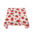 thumbnail image 5 of Wukai Strawberries Waterproof Tablecloth for Kitchen Dining, Fits Square Tables for 2-4 Seats -54"x54", 5 of 7