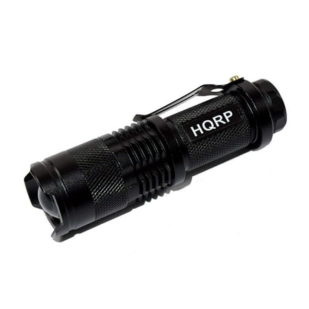 HQRP Powerful 3W UV LED Blacklight Flashlight 365 nm for Leak Detection / Urine Detection / Hotel Room Inspection + HQRP UV