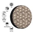 thumbnail image 4 of Logiee Raccoon Print Spare Tire Cover, Universal Wheel Protectors,Waterproof Dust-Proof UV Sun Wheel Tire Cover,Fit for SUV, RV, Travel Trailer, Truck-17 inch, 4 of 6