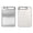 B, variant on Meggemo 8.3x12.2 Inch Small Double Sided Stainless Steel Cutting Board Compact Reversible Chopping Board for Meats Vegetables Home Kitchen