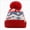 M45-Red, variant on Kids Christmas Reindeer Snowflake Knit Pom Beanie,Holiday Winter Warm Hat