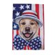 thumbnail image 2 of Bandera de jardín americana,Bandera de jardín americana Bandera de jardín de perro resistente a la intemperie Bandera de jardín de perro americano Materiales ecológicos, 2 of 8