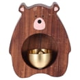 thumbnail image 2 of Wooden Bear Doorbell Magnetic Home Decorative Chime Clear Sound, 2 of 4