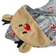 thumbnail image 4 of Christmas Matching Family Loungewear Hoodie Pattern Zipper Romper, 4 of 7