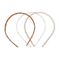thumbnail image 4 of Accesorios para el cabello de leopardo 1 juego de diadema para mujeres tono plateado marrón, 4 of 5