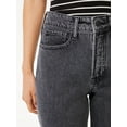 thumbnail image 3 of Free Assembly Women's Cropped Wide High Rise Straight Jeans, 3 of 6