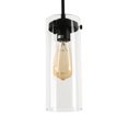 thumbnail image 6 of 2-Light Modern Glass Shade Height Adjustable Cylinder Pendant Light Chandelier Ceiling Light Fixture for Kitchen Island Living Room, 6 of 8