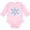 AD-Pink, variant on Inktastic Icy Blue Winter Snowflake Boys or Girls Long Sleeve Baby Bodysuit
