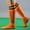 Orange, variant on Striped Baseball Sport Soccer Football Socks Sock Long High Socks Men Socks Casual Socks