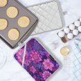 thumbnail image 5 of 2 Pack Pot Holders for Kitchen Heat Resistant Hot Pads Sets for Cooking Baking Lavender Bohemian Pattern, 5 of 7