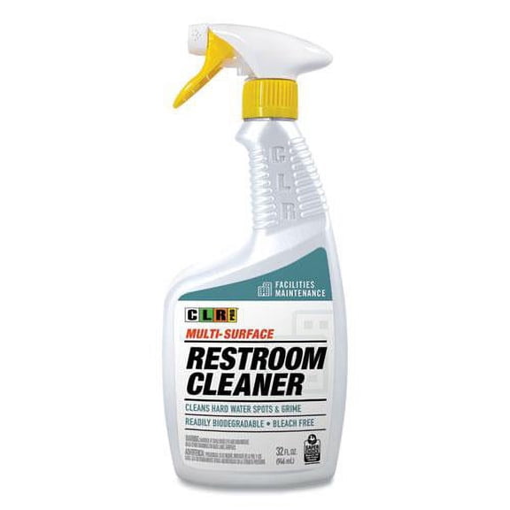 CLR PRO Restroom Cleaner, 32 oz Pump Spray, 6/Carton